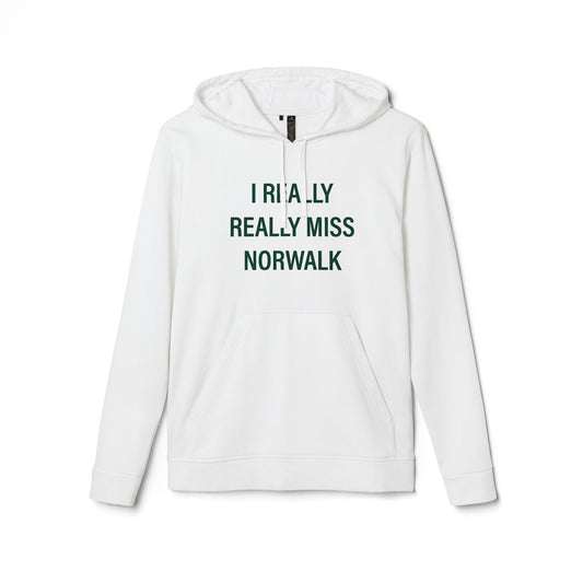 I Really Really Miss Norwalk  adidas Unisex Fleece Hoodie