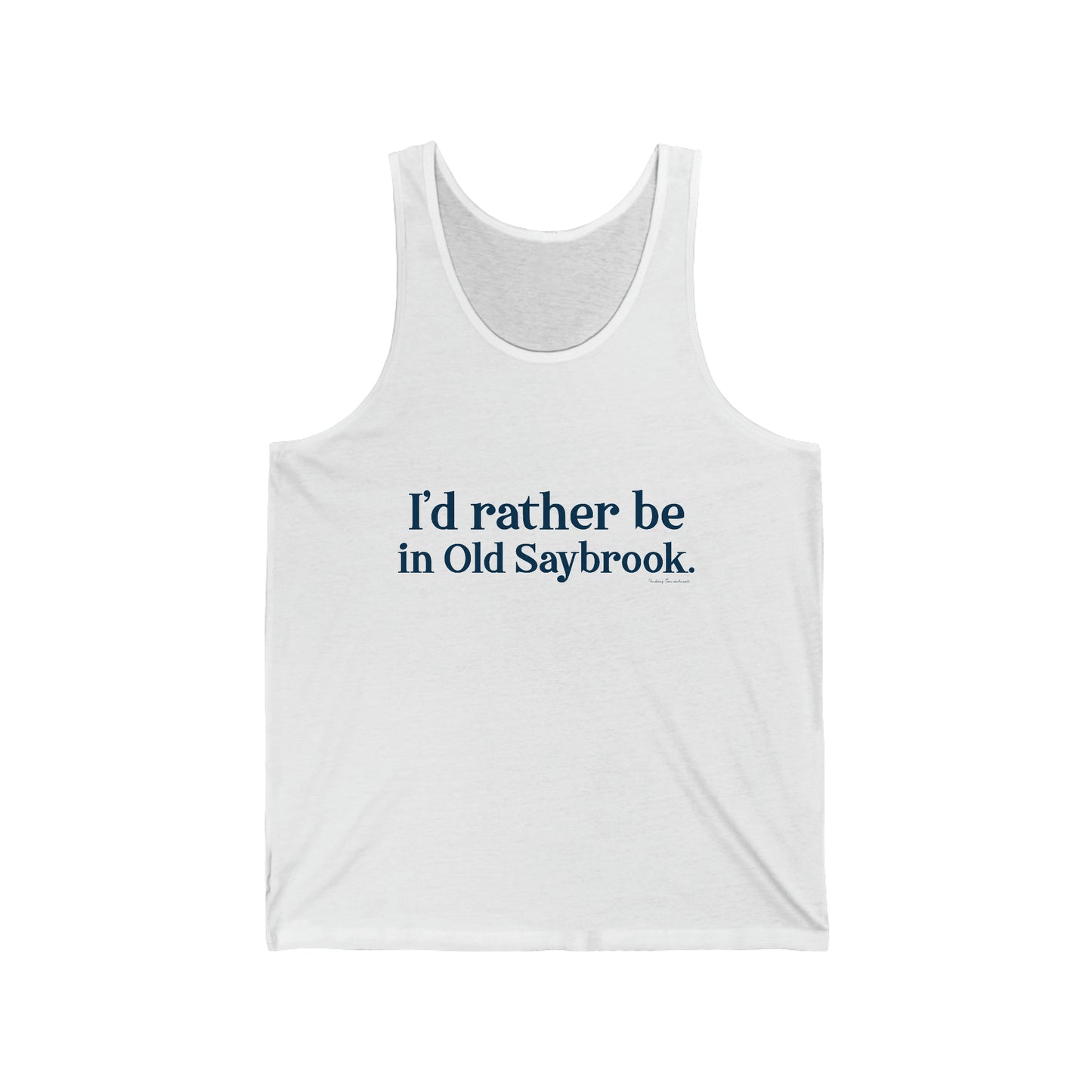 Old Saybrook unisex tank top tshirt