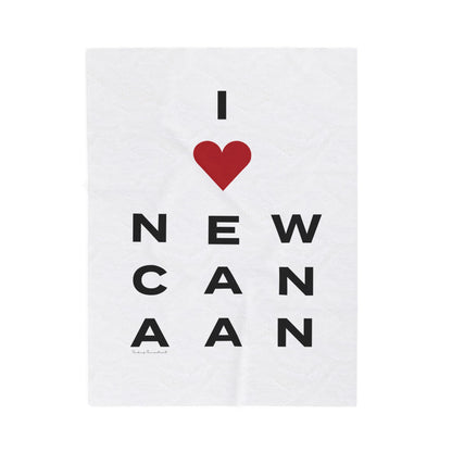 New Canaan Vision Velveteen Plush Blanket
