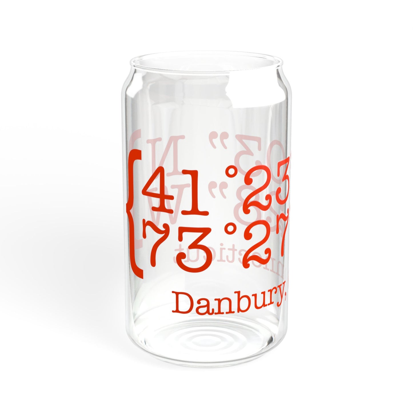 Danbury Coordinates Sipper Glass, 16oz