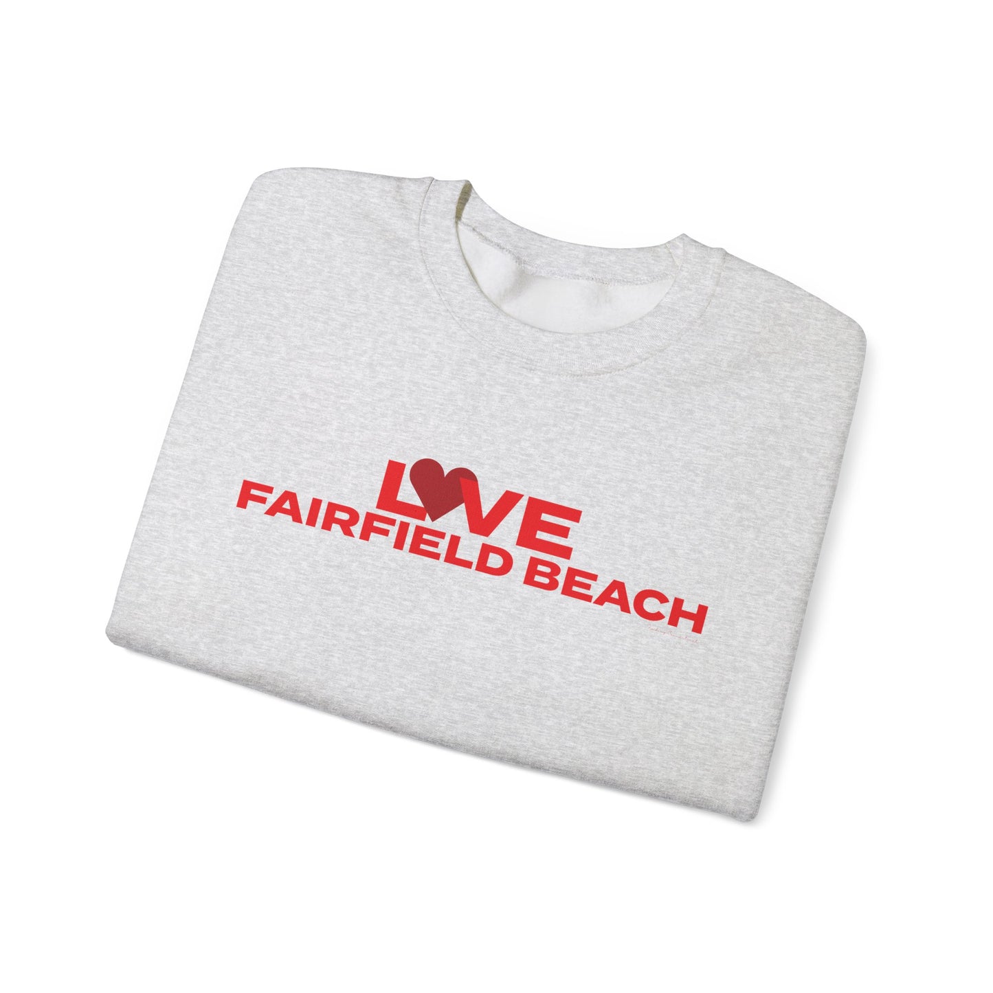 Love Fairfield Beach Unisex Heavy Blend™ Crewneck Sweatshirt