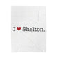 I Heart Shelton. Velveteen Plush Blanket