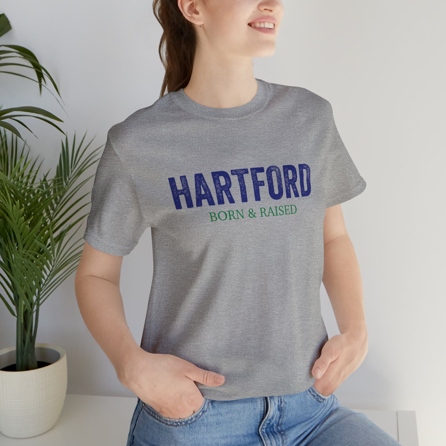 Hartford Born & Raised Unisex Jersey Short Sleeve Tee