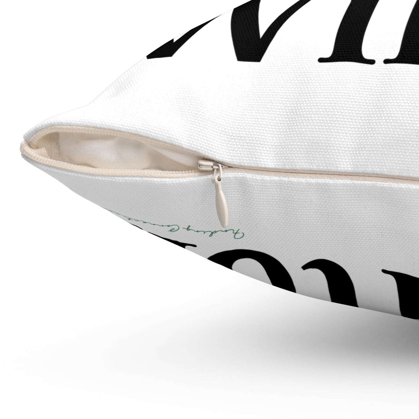 I Clover Wilton Spun Polyester Square Pillow