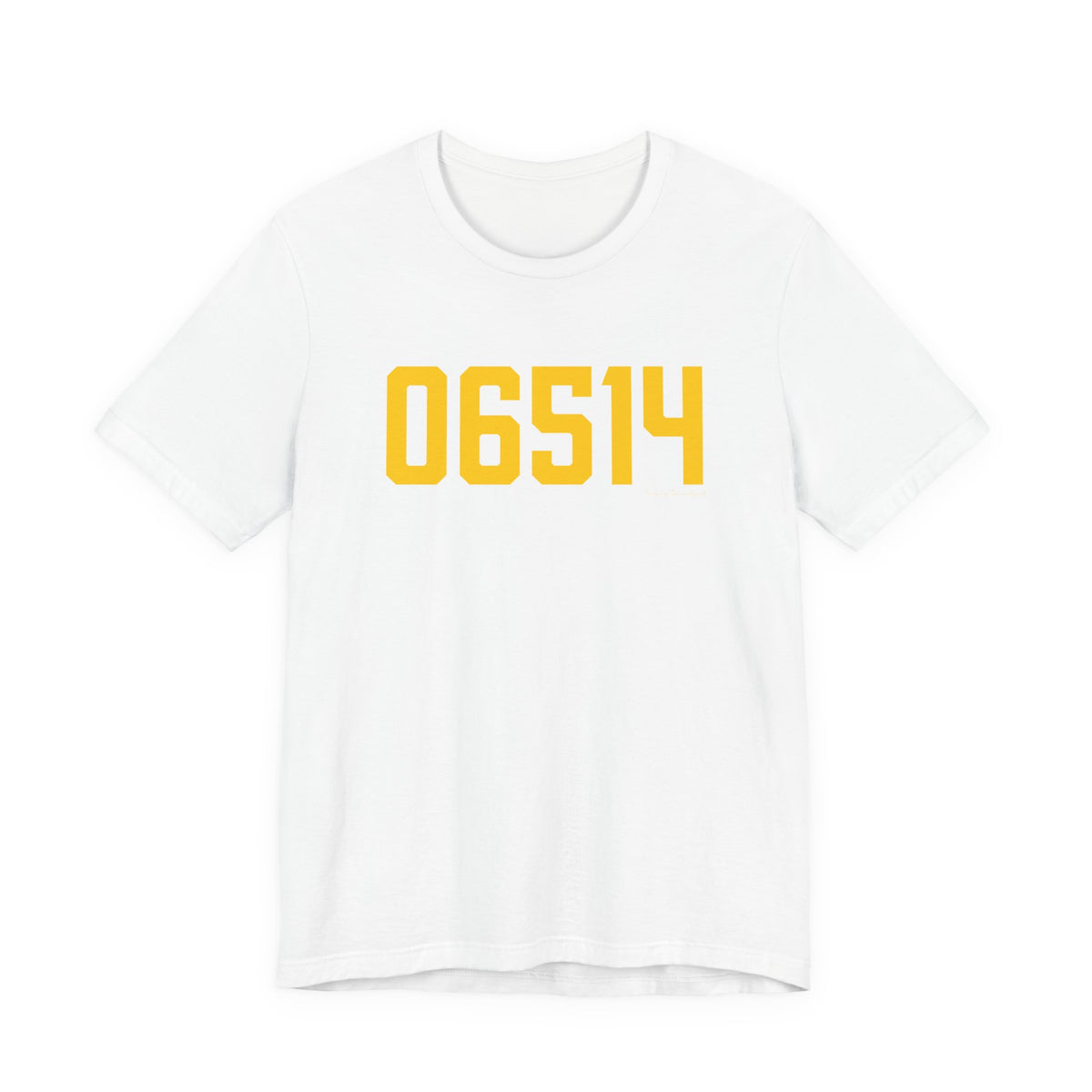 06514 Hamden Connecticut Zip Code Unisex Jersey Short Sleeve T-Shirt