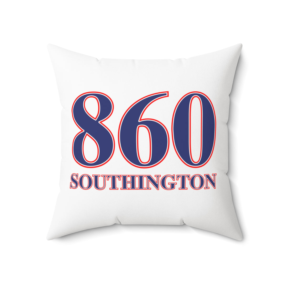 860 Southington Red, White & Blue Spun Polyester Square Pillow