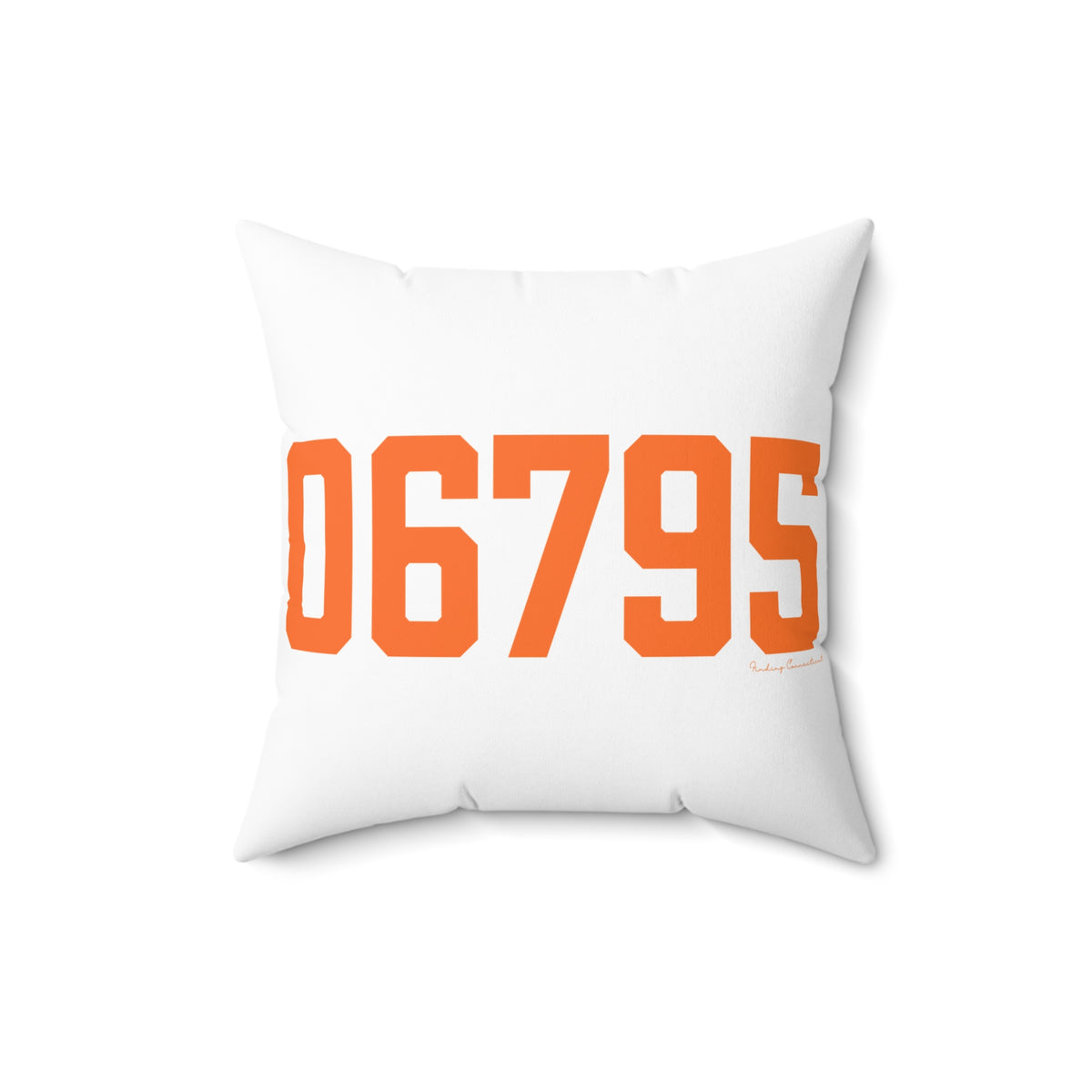 06795 Watertown Connecticut Zip Code Polyester Square Pillow