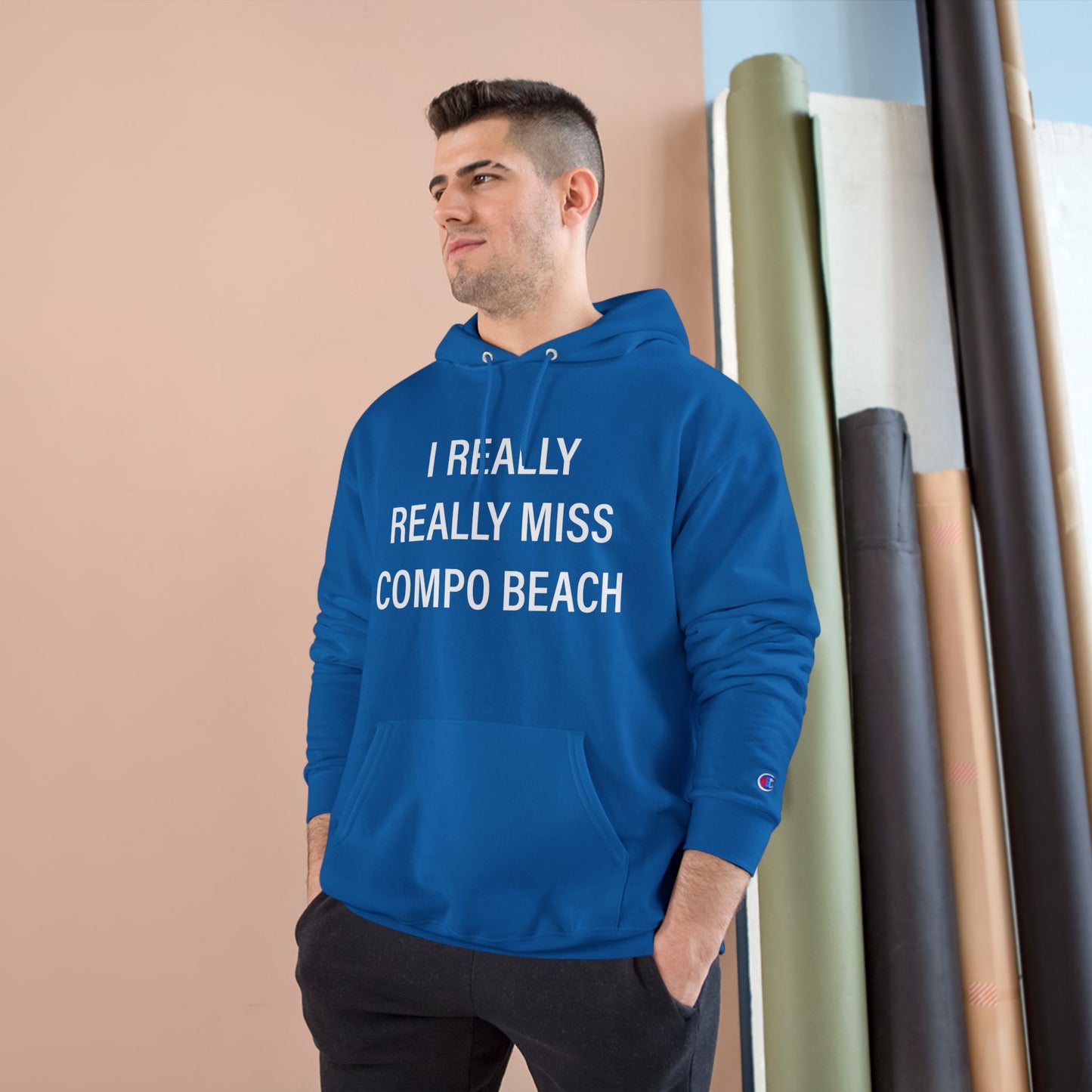 I Really Really Miss Compo Beach Champion Hoodie