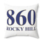 860 Rocky Hill Polyester Square Pillow