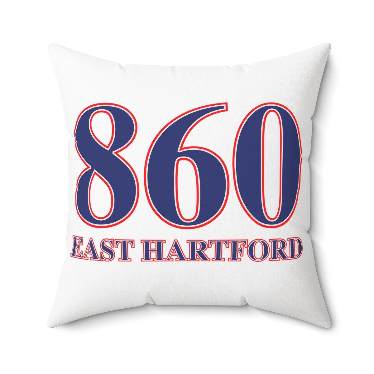 860 East Hartford  Red, White & Blue Spun Polyester Square Pillow