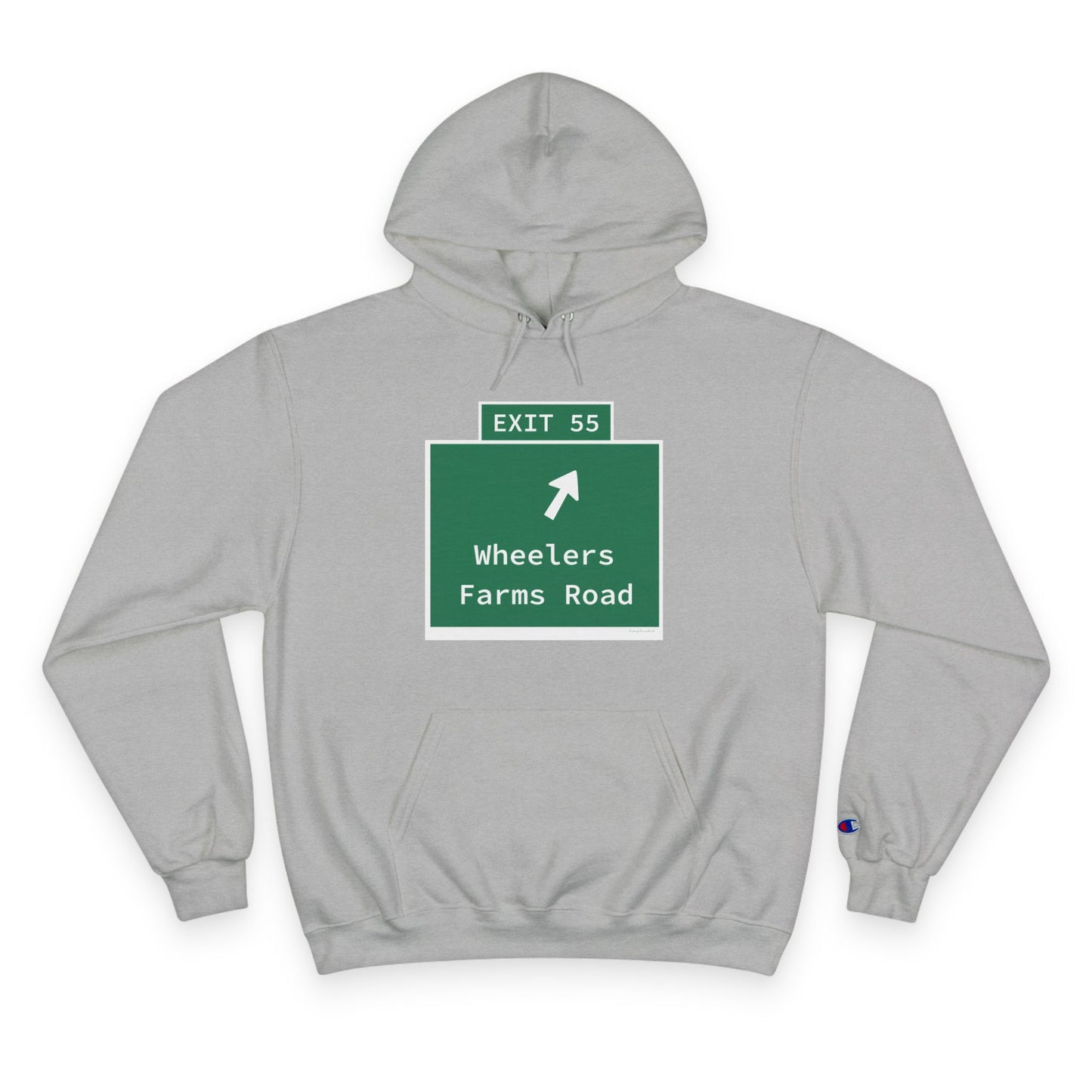 Vintage WCP Exit 55 Sign Champion Hoodie