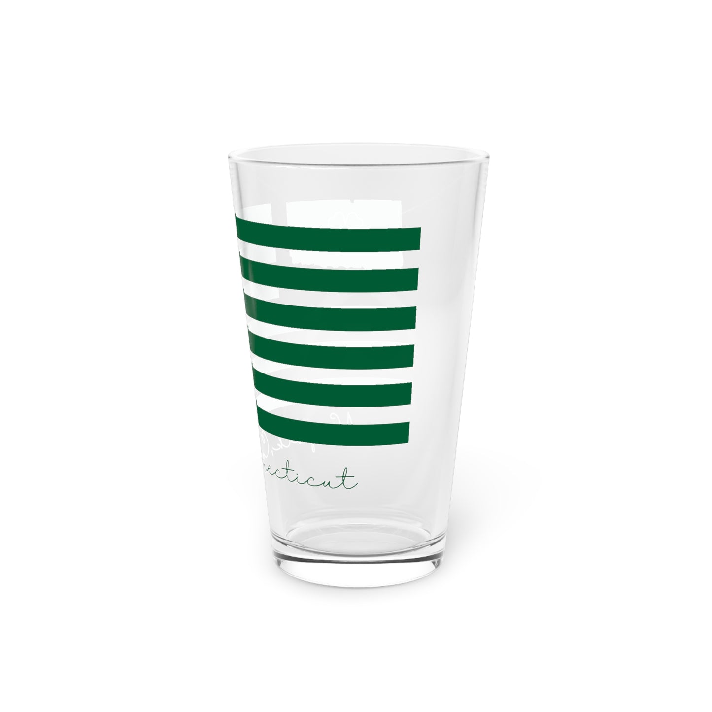 Norfolk Connecticut St. Patrick’s Day Flag Pint Glass, 16oz