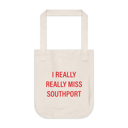 I Really Really Miss Southport Organic Canvas Tote Bag