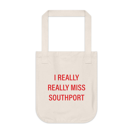 I Really Really Miss Southport Organic Canvas Tote Bag