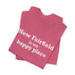 New Fairfield Is My Happy Place Unisex Jersey Short Sleeve T-Shirt