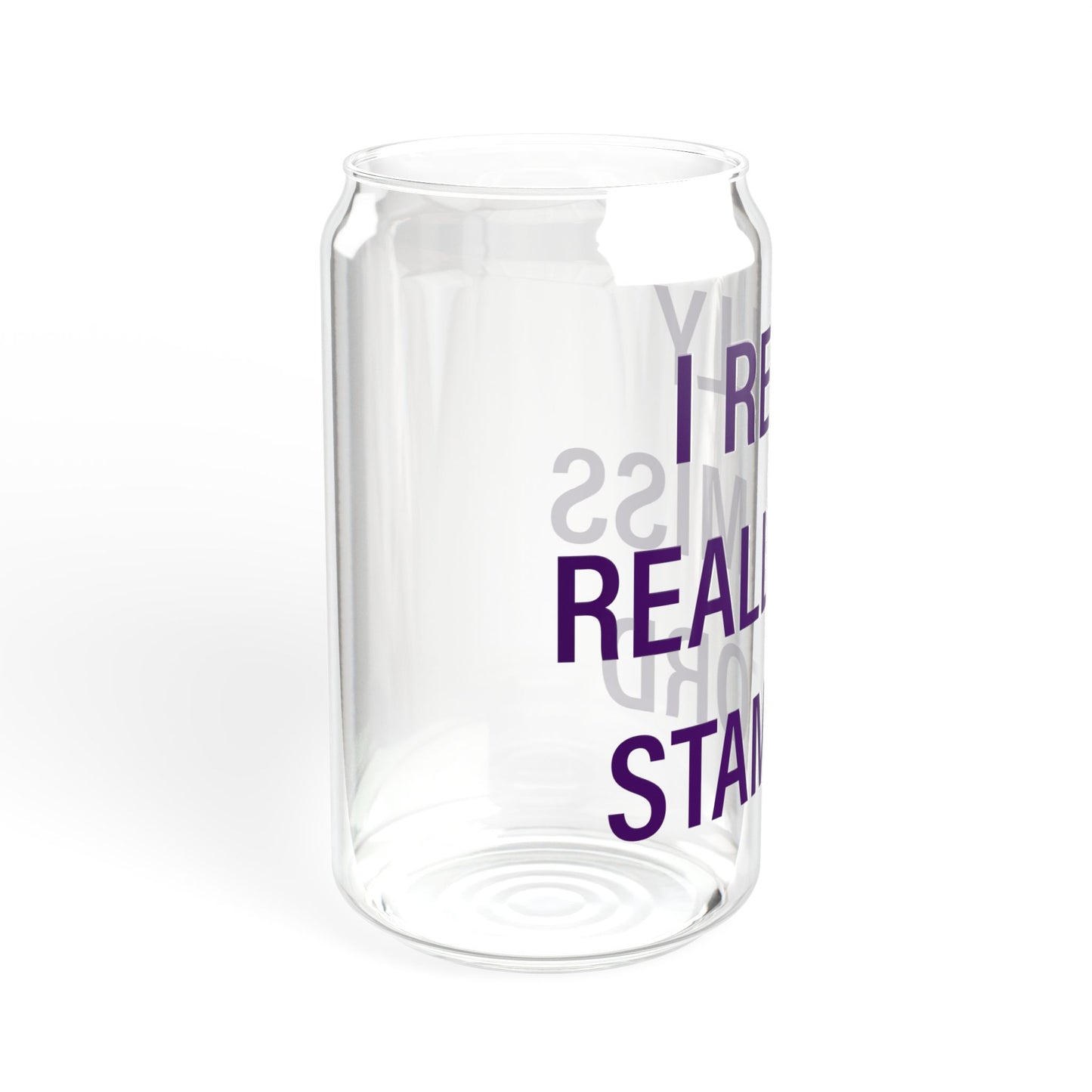 I Really Really Miss Stamford Sipper Glass, 16oz
