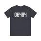06484 Shelton CT Zip Code Unisex Jersey Short Sleeve T-Shirt