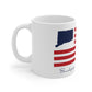 203 Bridgeport Red White & Blue Mug 11oz