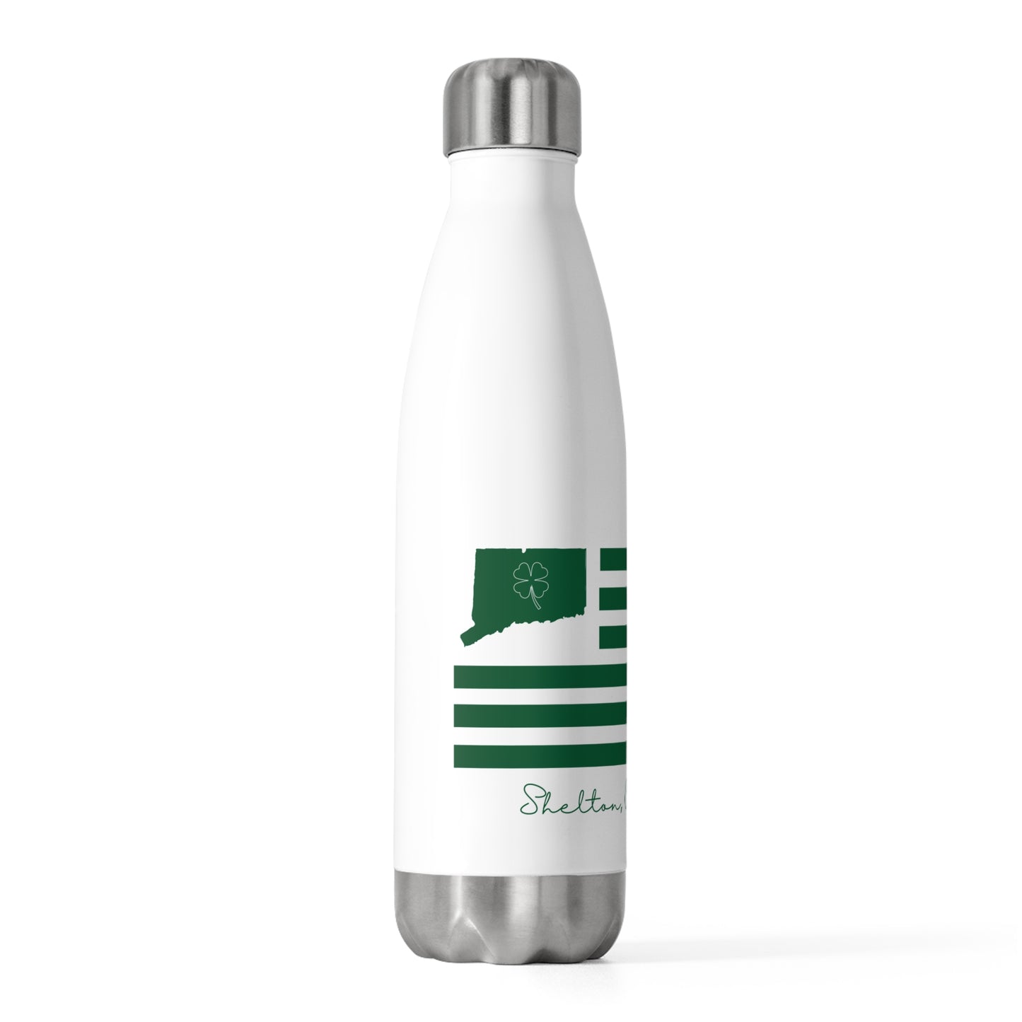 Shelton Connecticut St Patrick’s Day Flag 20oz Insulated Bottle