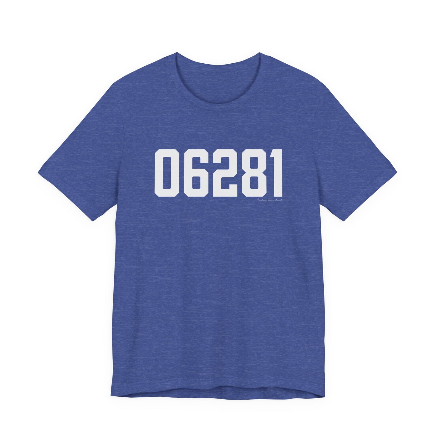06281 Woodstock CT Zip Code Unisex Jersey Short Sleeve T-Shirt