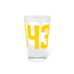 06443 Madison Connecticut Zip Code Pint Glass, 16oz