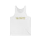 Just a kid from Trumbull Unisex Jersey Tank Top