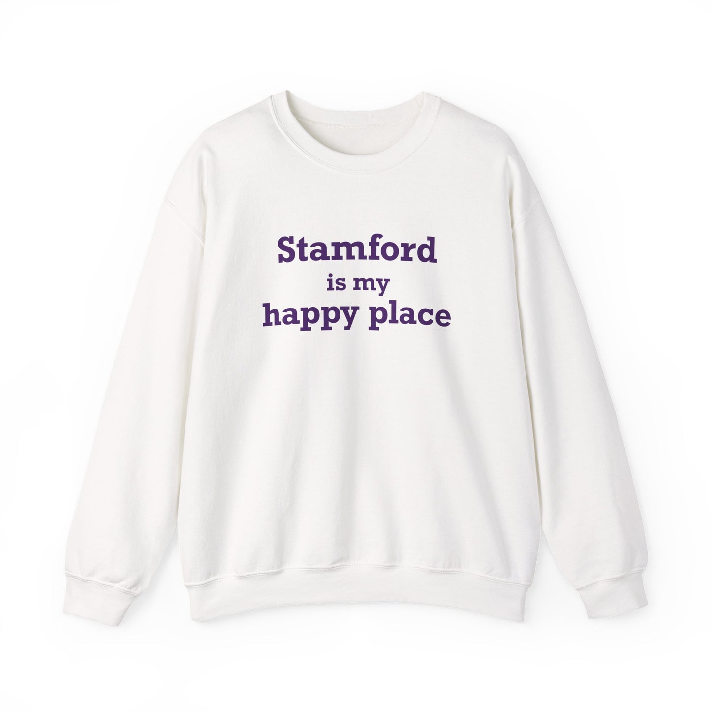 Stamford Is My Happy Place Unisex Heavy Blend™ Crewneck Sweatshirt