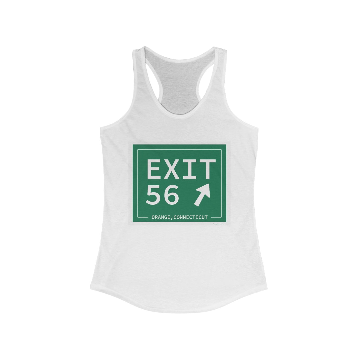 Vintage Exit 56 WCP Sign Women's Ideal Racerback Tank Top