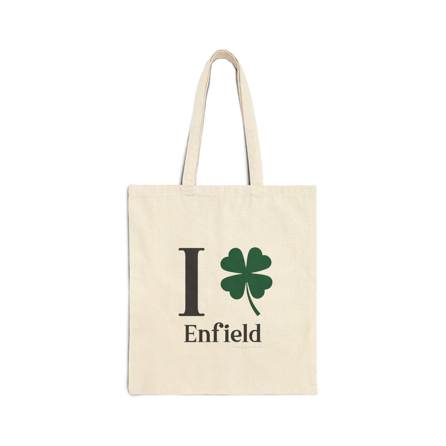 I Clover Enfield Cotton Canvas Tote Bag