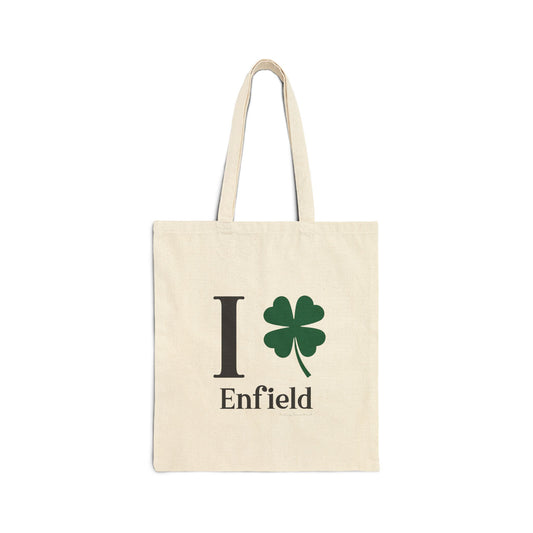 I Clover Enfield Cotton Canvas Tote Bag