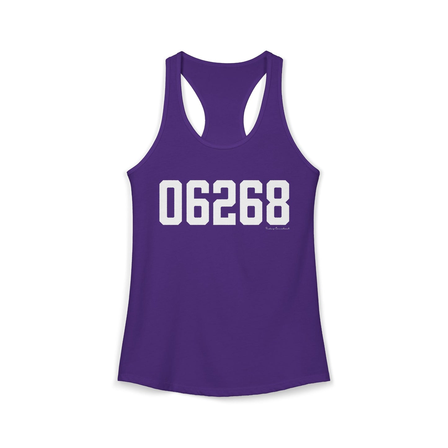 06268 Storrs CT Zip Code Women's Ideal Racerback Tank