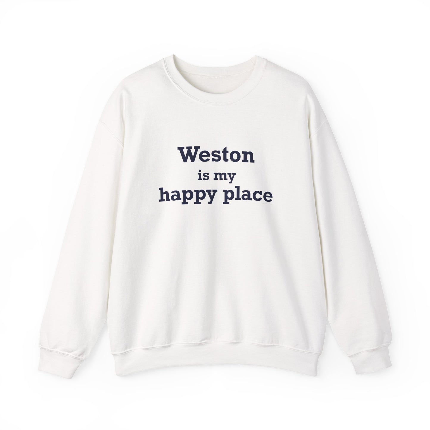 Weston Is My Happy Place  Unisex Heavy Blend™ Crewneck Sweatshirt
