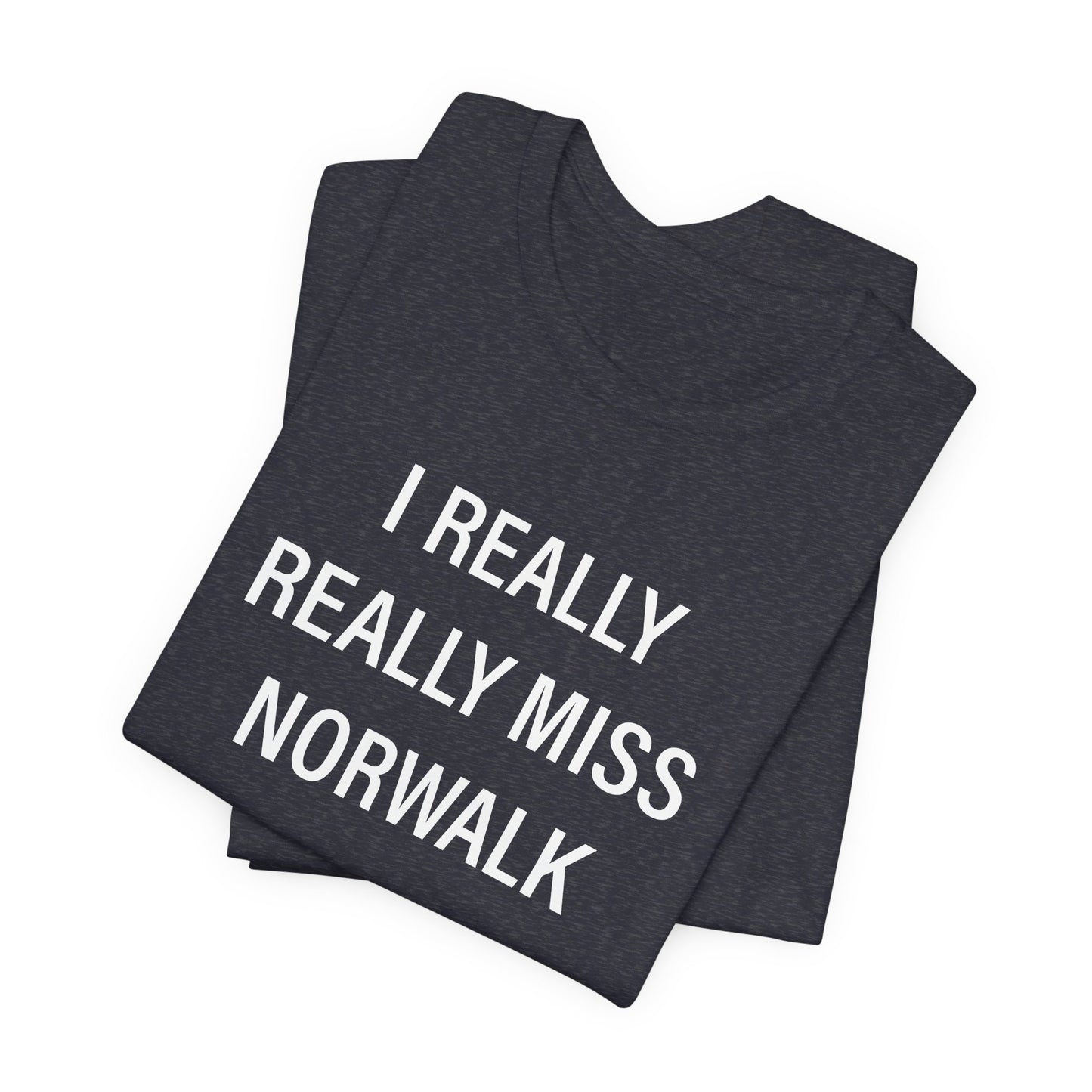 I Really Really Miss Norwalk Unisex Jersey Short Sleeve T-Shirt