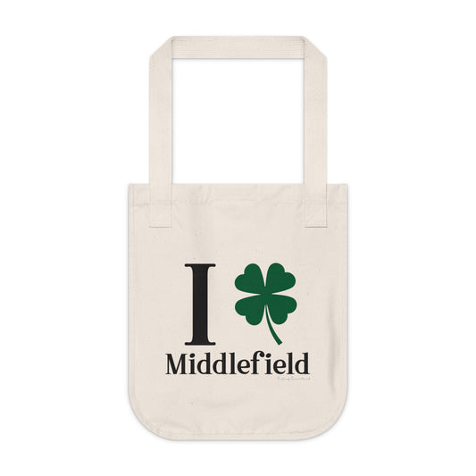I Clover Middlefield Organic Canvas Tote Bag