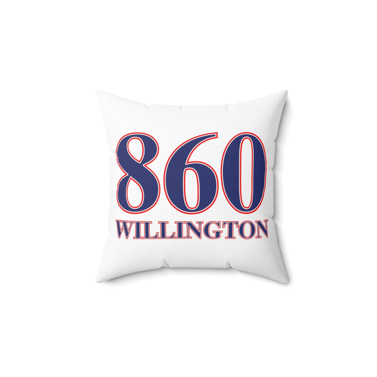 860 Willington, Red, White & Blue  Spun Polyester Square Pillow
