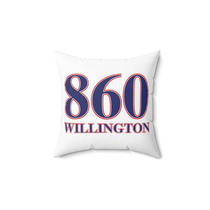860 Willington, Red, White & Blue  Spun Polyester Square Pillow