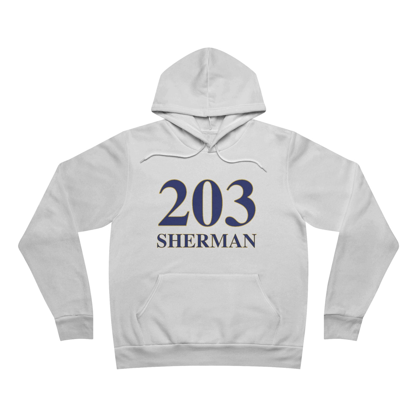 203 Sherman Unisex Sponge Fleece Pullover Hoodie