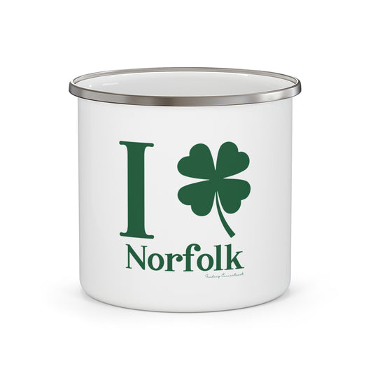 I Clover Norfolk Enamel Camping Mug