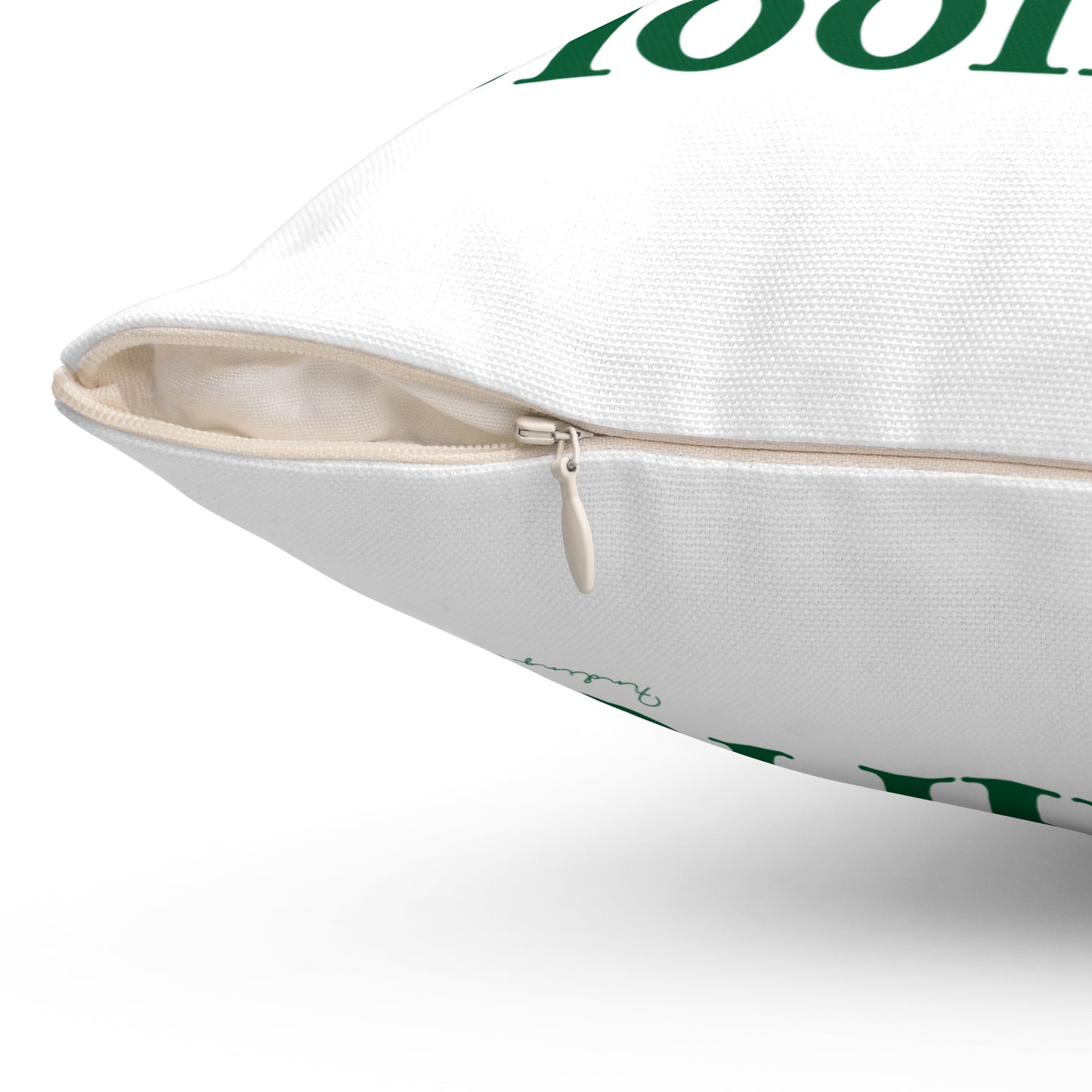 I Clover Bloomfield Spun Polyester Square Pillow