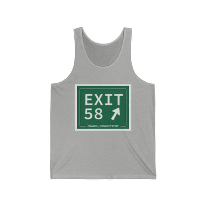 Vintage Exit 58 WCP Sign Unisex Jersey Tank Top