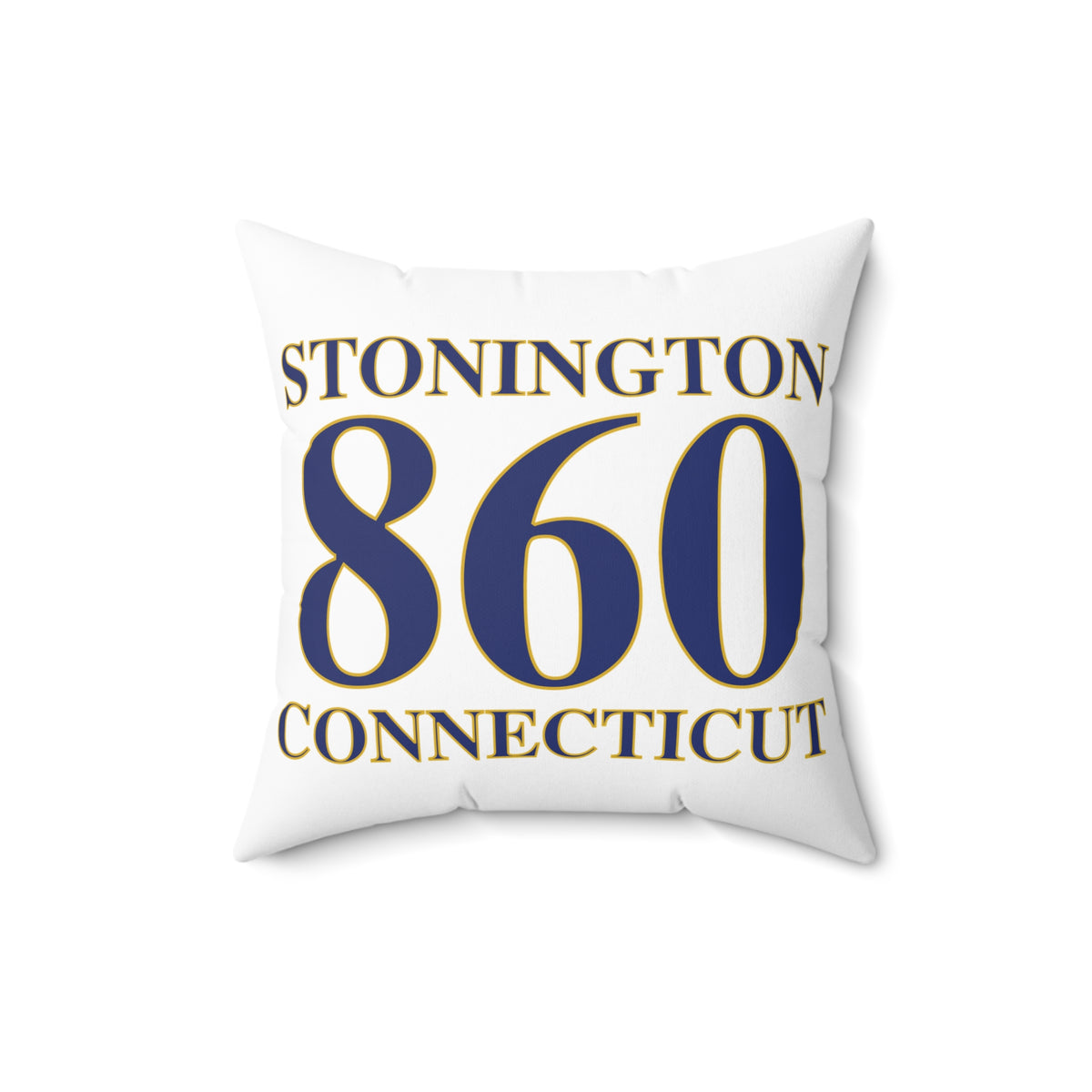 Stonington 860 Connecticut Polyester Square Pillow