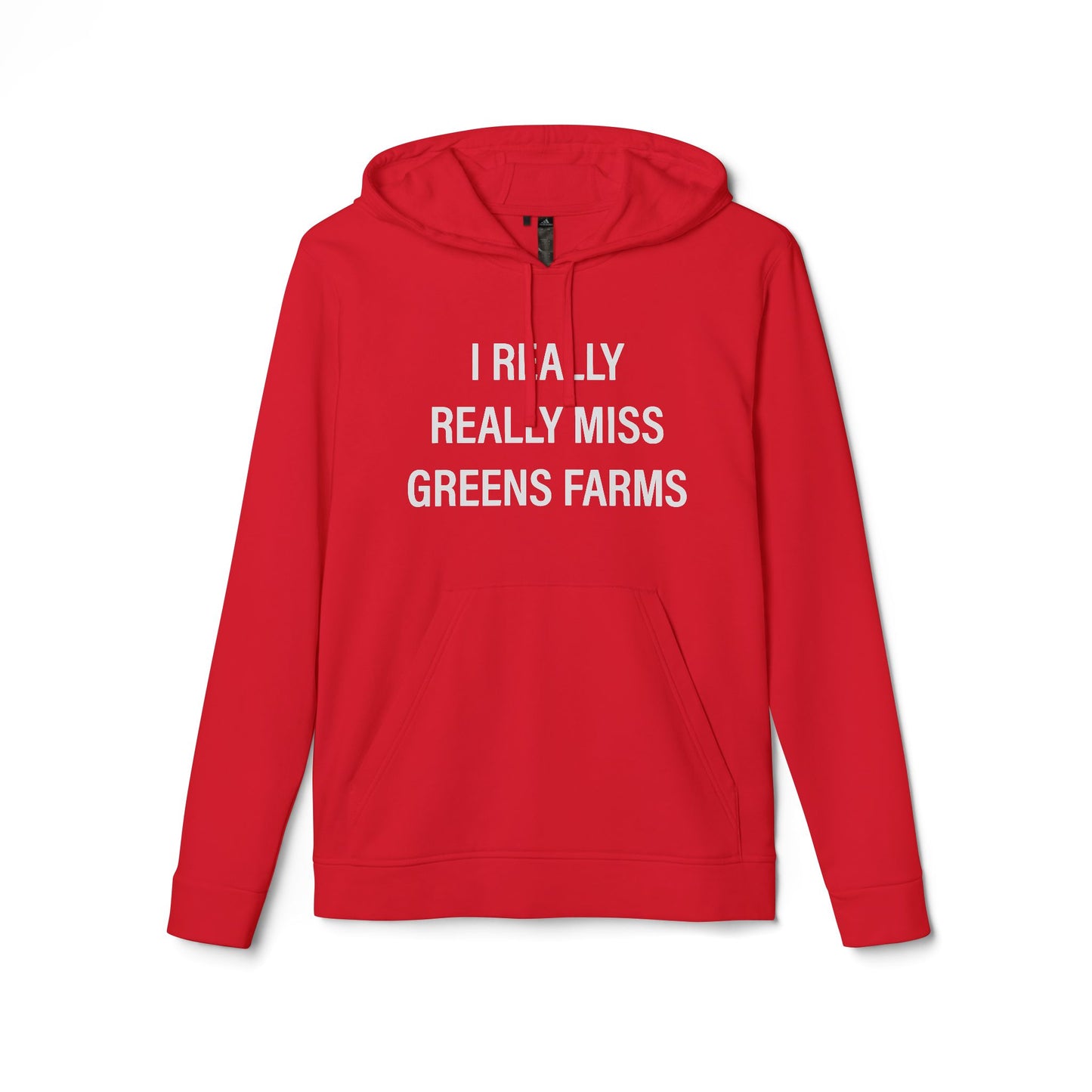 I Really Really Miss Greens Farms adidas Unisex Fleece Hoodie Sweatshirt