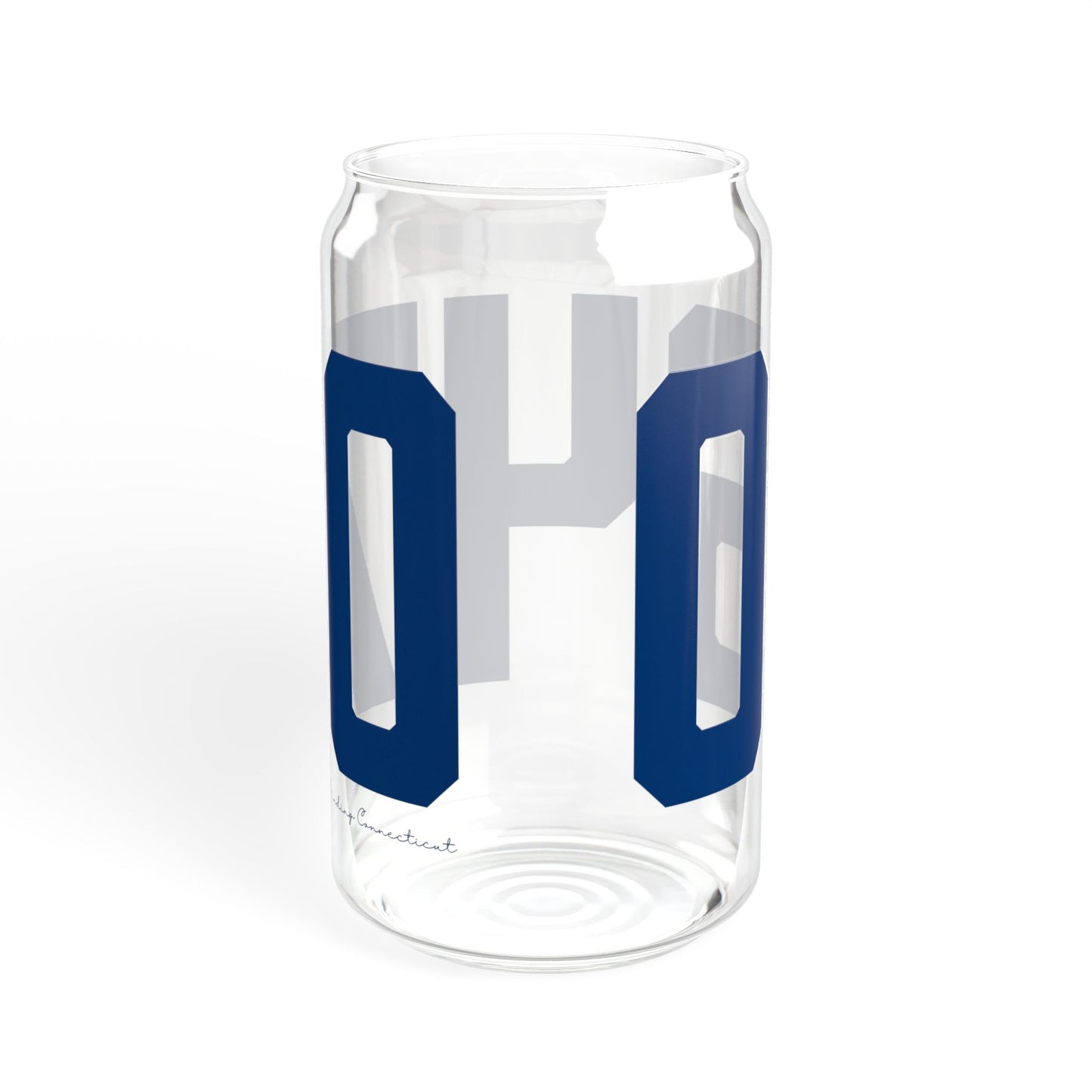 06470 Newtown Connecticut Zip Code Sipper Glass, 16oz