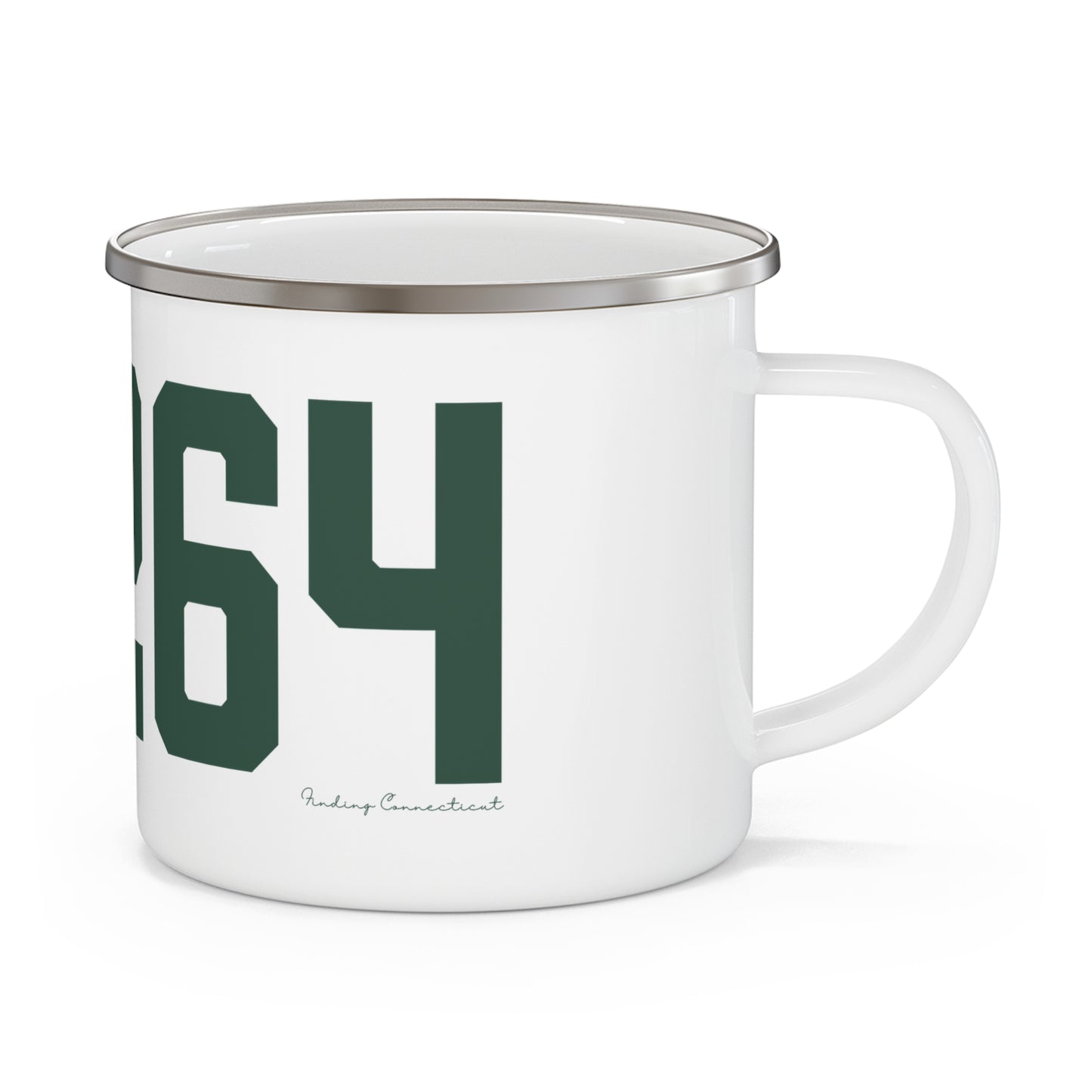 06264 Scotland Connecticut Zip Code Enamel Camping Mug