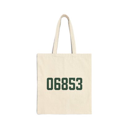 06853 Norwalk Connecticut Zip CodeCotton Canvas Tote Bag