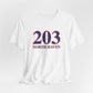 203 North Haven Red White & Blue Unisex Jersey Short Sleeve T-Shirt