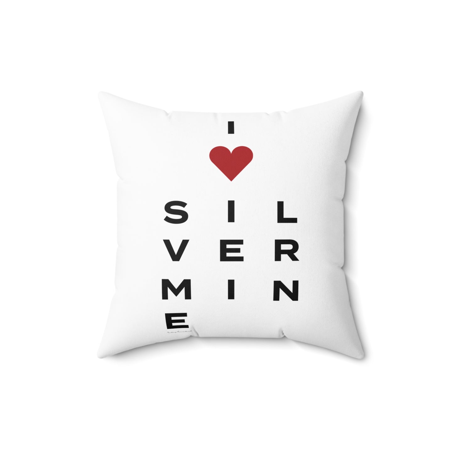 Silvermine Vision Spun Polyester Square Pillow