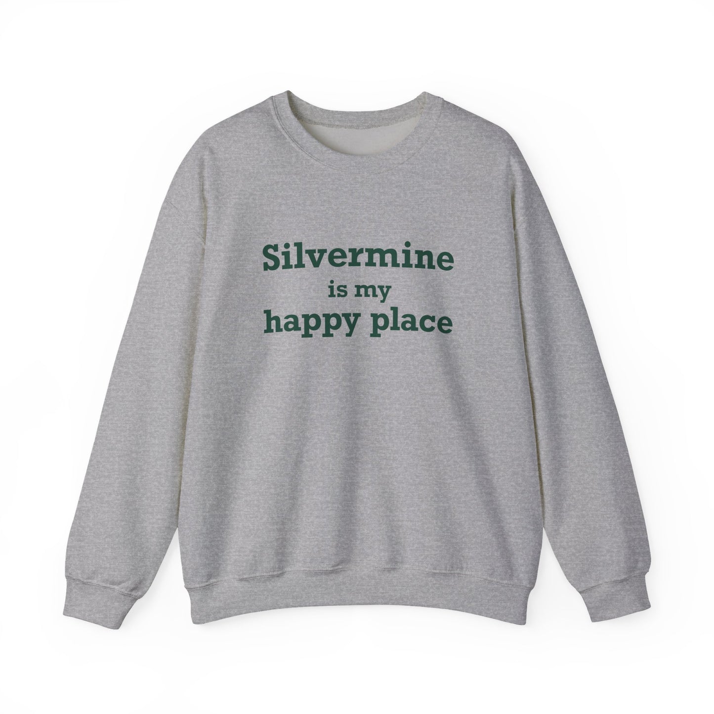 Silvermine is My Happy Place Unisex Heavy Blend™ Crewneck Sweatshirt