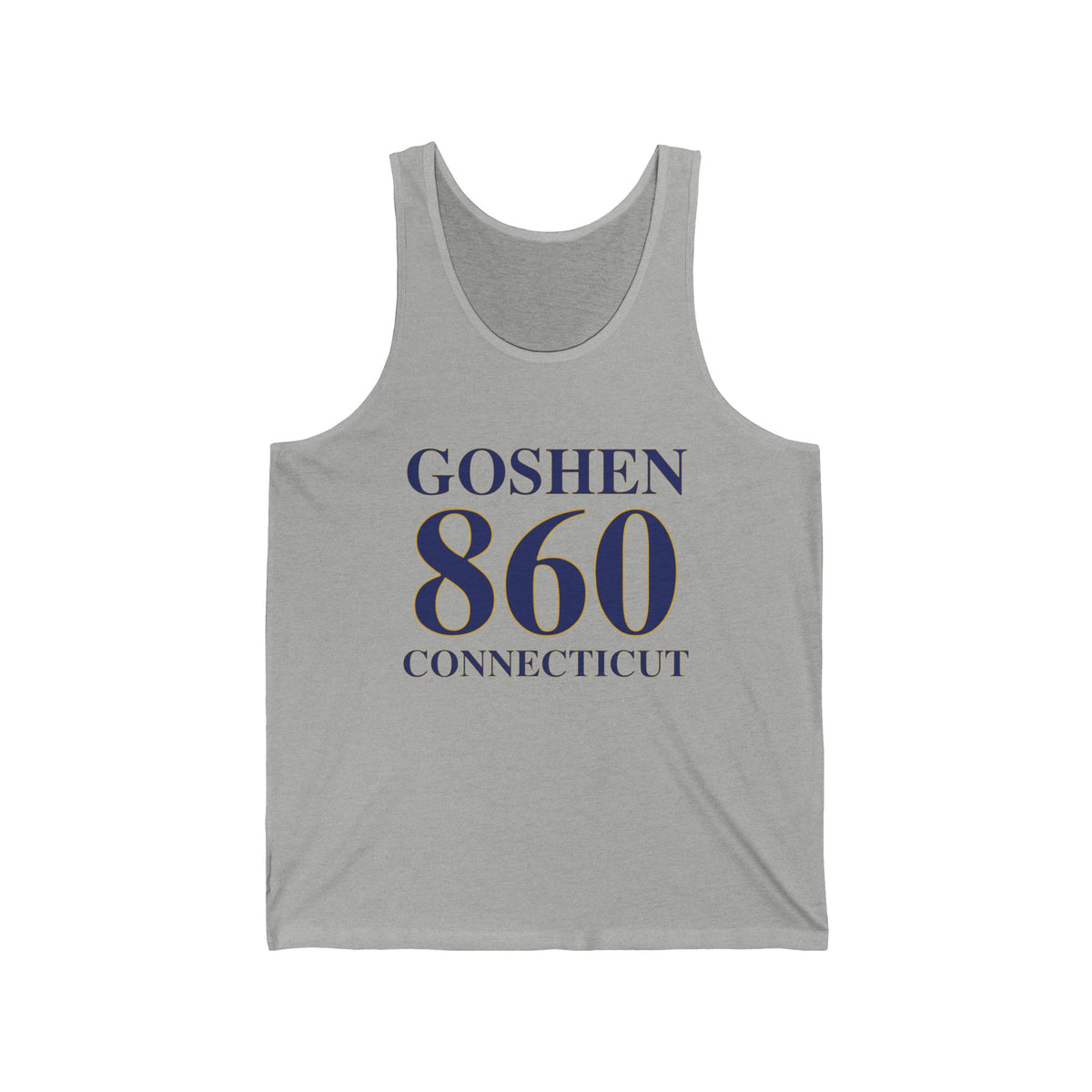 Goshen 860 Connecticut Unisex Jersey Tank Top