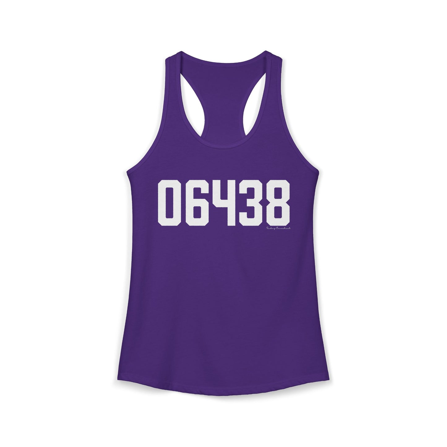 06438 Haddam CT Zip Code Women's Ideal Racerback Tank Top